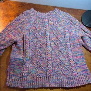GAP Women's Multicolor sweater size large